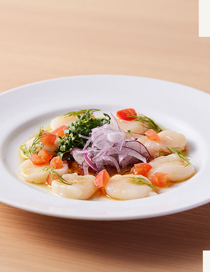 ホタテのカルパッチョ