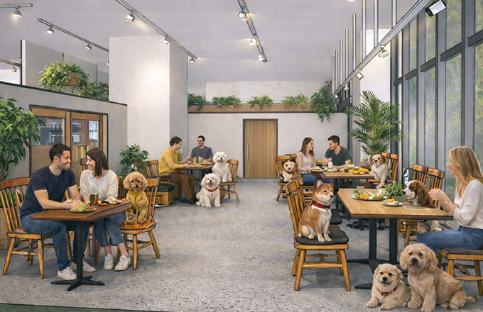 ペット同伴エリア